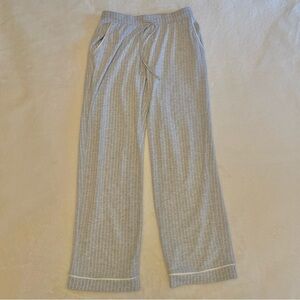 La Vie En Rose Striped Pj Pants - Grey